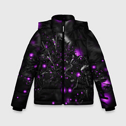 Куртка зимняя для мальчика ABSTRACTION, цвет: 3D-черный