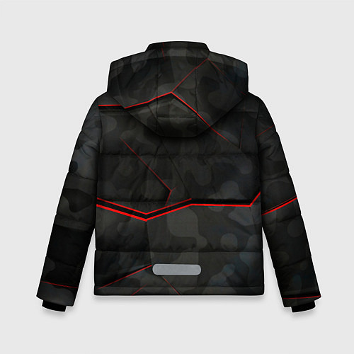 Зимняя куртка для мальчика AUDI / 3D-Красный – фото 2
