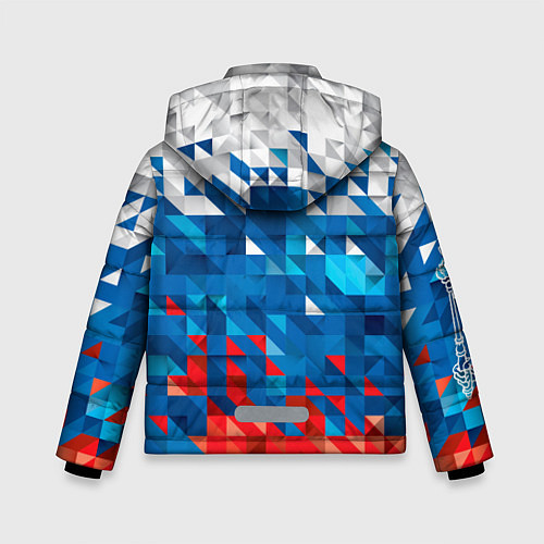 Зимняя куртка для мальчика Россия / 3D-Красный – фото 2
