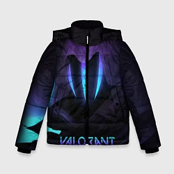 Куртка зимняя для мальчика VALORANT OMEN, цвет: 3D-черный