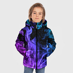 Куртка зимняя для мальчика ОГОНЬ НЕОН, цвет: 3D-светло-серый — фото 2