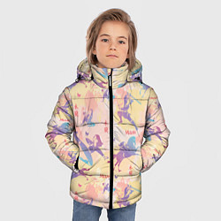 Куртка зимняя для мальчика Fa Ping Pattern, цвет: 3D-черный — фото 2