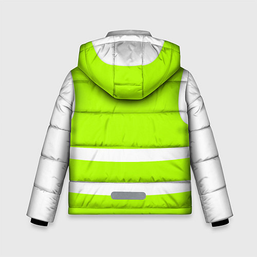 Зимняя куртка для мальчика Работник года Номер один / 3D-Светло-серый – фото 2