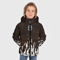 Куртка зимняя для мальчика Cs:go - Оксидное пламя, цвет: 3D-черный — фото 2