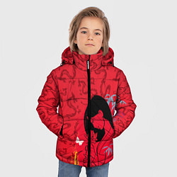 Куртка зимняя для мальчика Mulan on Mushu Patten, цвет: 3D-черный — фото 2