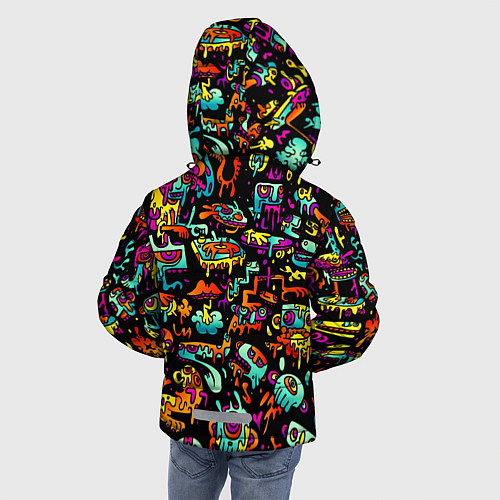 Зимняя куртка для мальчика Zombi Slime / 3D-Светло-серый – фото 4