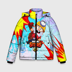 Куртка зимняя для мальчика Brawl Stars Dynamike, цвет: 3D-черный