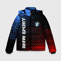 Куртка зимняя для мальчика BMW SPORT, цвет: 3D-черный