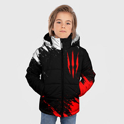 Куртка зимняя для мальчика ВЕДЬМАК 3 ГЕРАЛЬТ КОГОТЬ, цвет: 3D-черный — фото 2