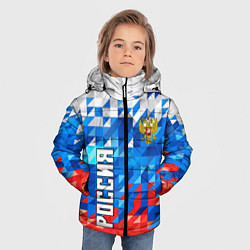 Куртка зимняя для мальчика RUSSIA SPORT, цвет: 3D-светло-серый — фото 2