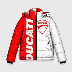 Куртка зимняя для мальчика DUCATI 4, цвет: 3D-красный