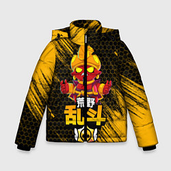 Куртка зимняя для мальчика Злой Джин BRAWL STARS, цвет: 3D-черный