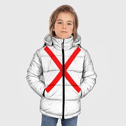 Куртка зимняя для мальчика Красный крест, цвет: 3D-черный — фото 2