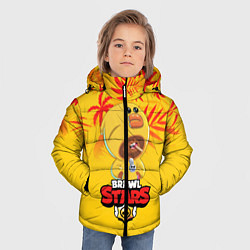 Куртка зимняя для мальчика BRAWL STARS SALLY LEON В ЛЕТО, цвет: 3D-черный — фото 2