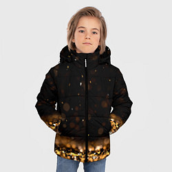 Куртка зимняя для мальчика Золото, цвет: 3D-черный — фото 2