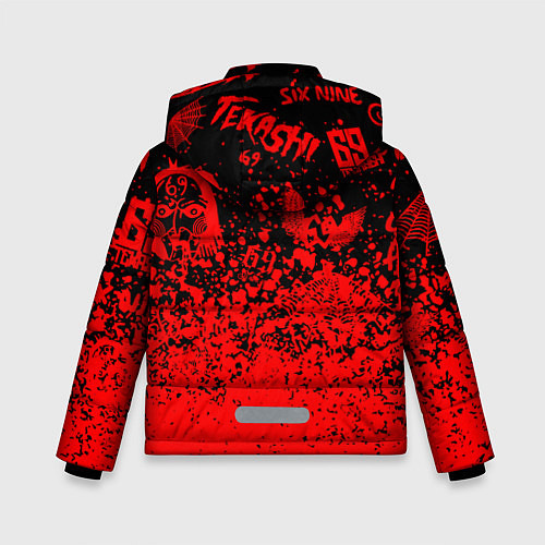 Зимняя куртка для мальчика 6ix9ine / 3D-Красный – фото 2