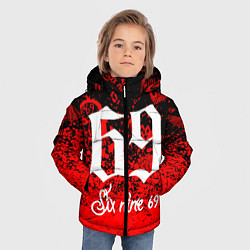 Куртка зимняя для мальчика 6ix9ine, цвет: 3D-красный — фото 2