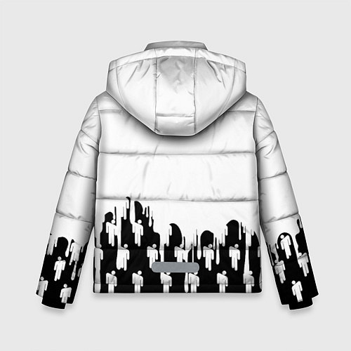 Зимняя куртка для мальчика BILLIE EILISH БИЛЛИ АЙЛИШ / 3D-Красный – фото 2