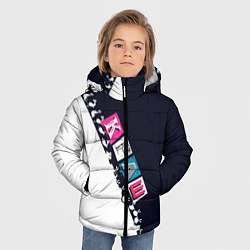 Куртка зимняя для мальчика Краш, цвет: 3D-светло-серый — фото 2