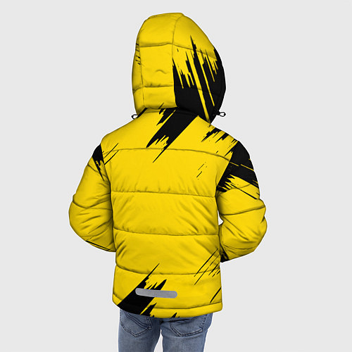 Зимняя куртка для мальчика CYBERPUNK 2077 / 3D-Светло-серый – фото 4