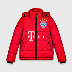 Куртка зимняя для мальчика BAYERN MUNCHEN, цвет: 3D-черный