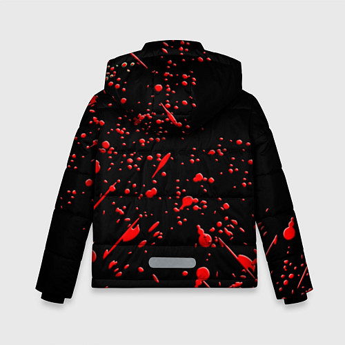 Зимняя куртка для мальчика Панда Мафиози / 3D-Красный – фото 2
