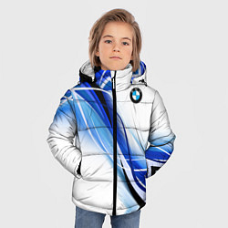 Куртка зимняя для мальчика BMW, цвет: 3D-светло-серый — фото 2
