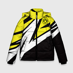 Куртка зимняя для мальчика Borussia Dortmund, цвет: 3D-черный