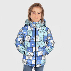 Куртка зимняя для мальчика МИШКИ, цвет: 3D-черный — фото 2