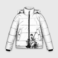 Куртка зимняя для мальчика Berserk, цвет: 3D-красный