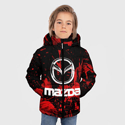 Куртка зимняя для мальчика Мазда, цвет: 3D-черный — фото 2
