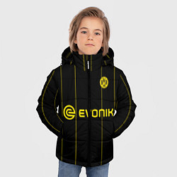 Куртка зимняя для мальчика BORUSSIA DORTMUND, цвет: 3D-черный — фото 2
