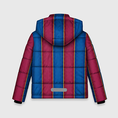 Зимняя куртка для мальчика FC Barcelona 2021 / 3D-Красный – фото 2