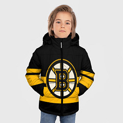 Куртка зимняя для мальчика BOSTON BRUINS NHL, цвет: 3D-светло-серый — фото 2