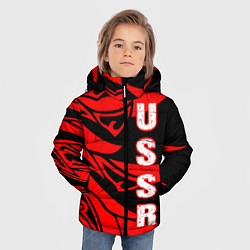 Куртка зимняя для мальчика USSR, цвет: 3D-черный — фото 2