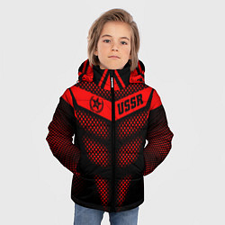 Куртка зимняя для мальчика Экзоскелет СССР, цвет: 3D-черный — фото 2