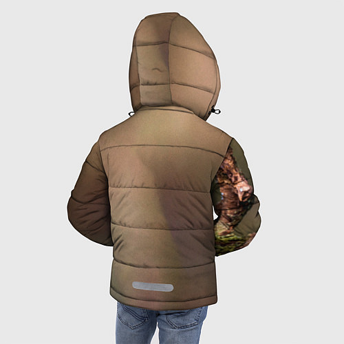 Зимняя куртка для мальчика Белка / 3D-Светло-серый – фото 4