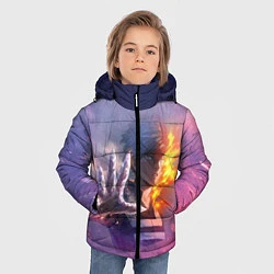 Куртка зимняя для мальчика Шото Тодороки, цвет: 3D-светло-серый — фото 2