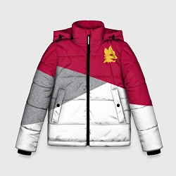 Куртка зимняя для мальчика AS Roma Red Design 2122, цвет: 3D-черный