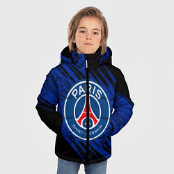 Куртка зимняя для мальчика ПСЖ, цвет: 3D-светло-серый — фото 2