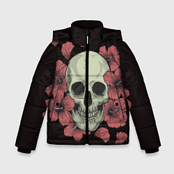 Зимняя куртка для мальчика Skull in red 2