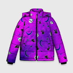 Куртка зимняя для мальчика GOTHIC SAILOR MOON, цвет: 3D-черный