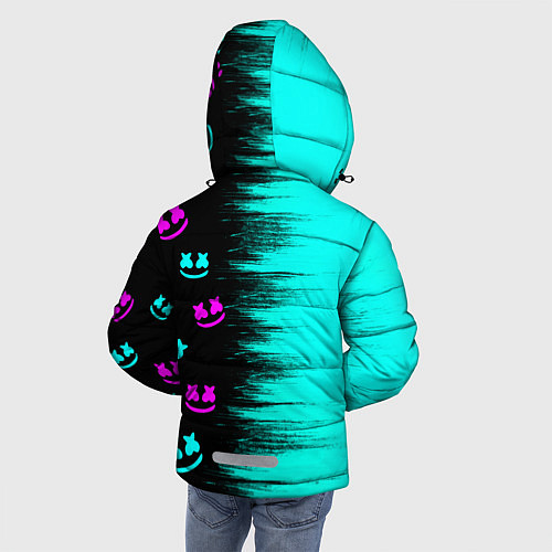 Зимняя куртка для мальчика Marshmello / 3D-Светло-серый – фото 4
