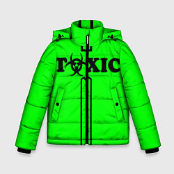 Куртка зимняя для мальчика Toxic, цвет: 3D-черный