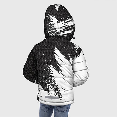 Зимняя куртка для мальчика FORD / 3D-Светло-серый – фото 4