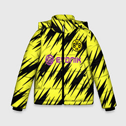Куртка зимняя для мальчика Borussia 2020-2021 г, цвет: 3D-черный