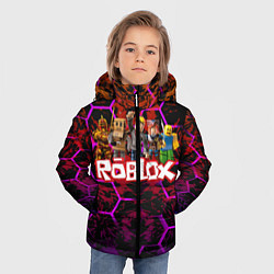 Куртка зимняя для мальчика Roblox Роблокс, цвет: 3D-черный — фото 2