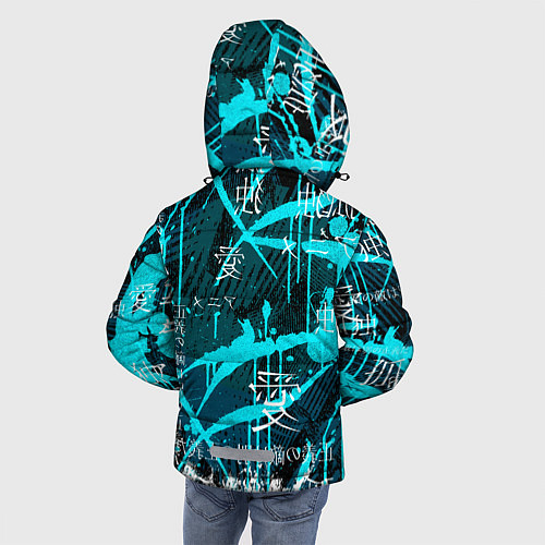 Зимняя куртка для мальчика Тоторо / 3D-Светло-серый – фото 4