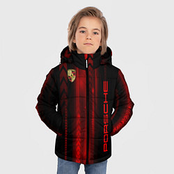 Куртка зимняя для мальчика Porsche, цвет: 3D-черный — фото 2