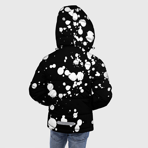 Зимняя куртка для мальчика Five Nights at Freddy / 3D-Светло-серый – фото 4